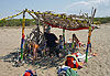Strandkunst, Beachart, Beach Art, Treibholz, Workshop, Mittelmeer, Toskana