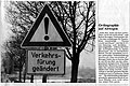Süddeutsche Zeitung 03.02.2010, lustige schilder, lustiges schild, verkehrschild, witzig,